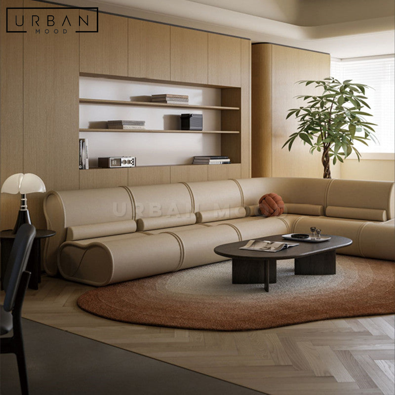 BUBBE Modern Modular Leather Sofa