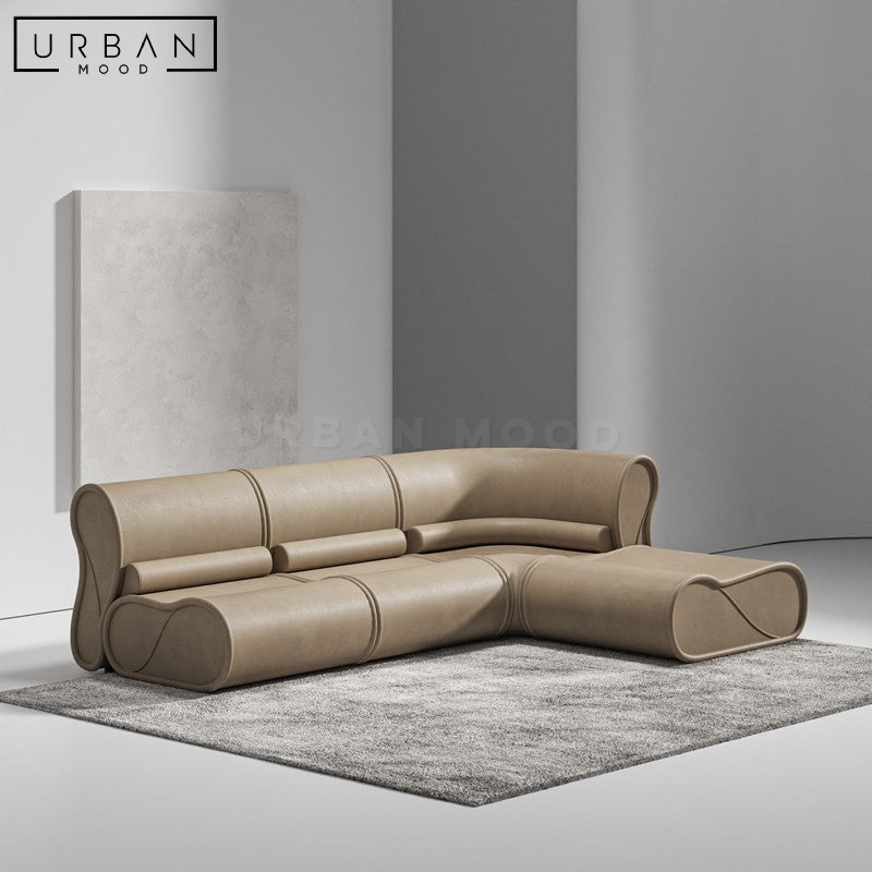 BUBBE Modern Modular Leather Sofa