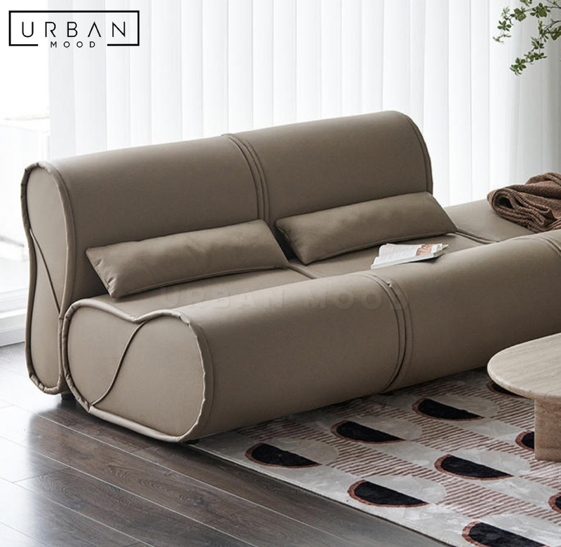 BUBBE Modern Modular Leather Sofa