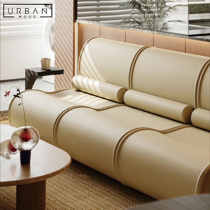 BUBBE Modern Modular Leather Sofa