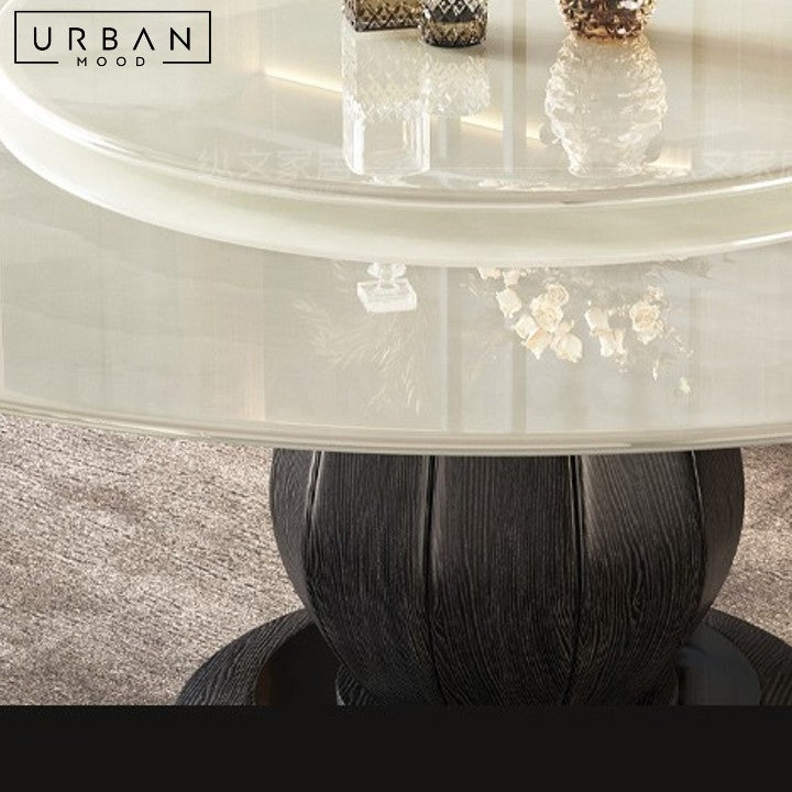 CABEZ Modern Round Marble Dining Table