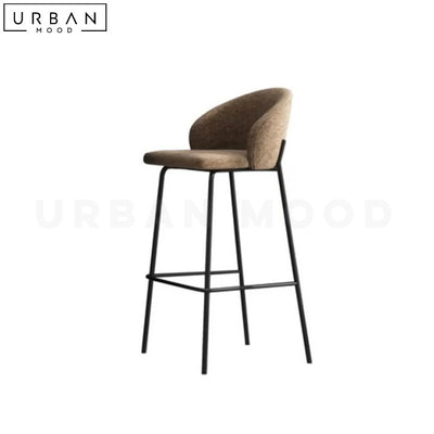 CABRAL Modern Fabric Bar Stool