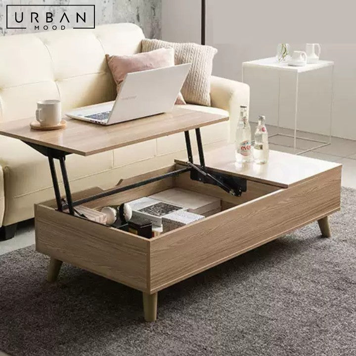 CADENA Modern Hydraulic Coffee Table
