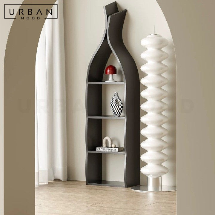 CAKONI Modern Solid Wood Display Shelf