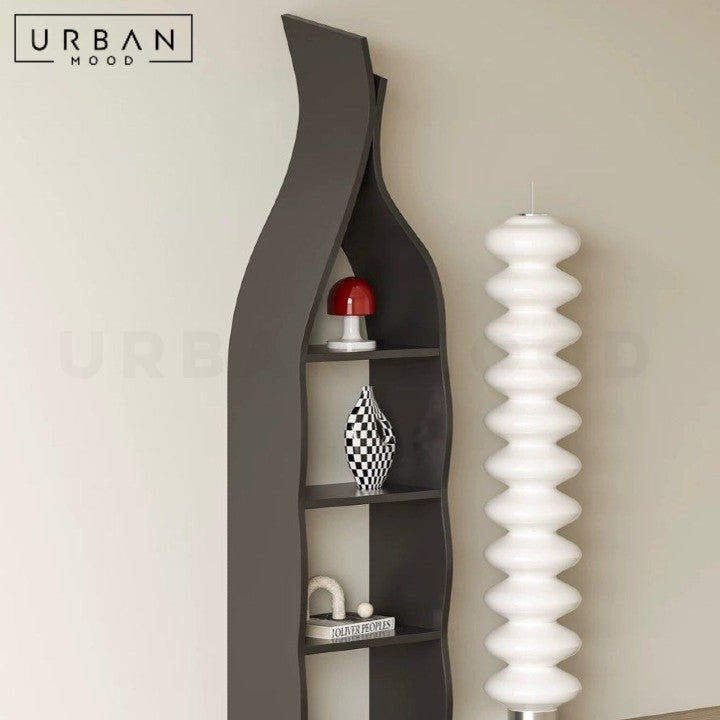 CAKONI Modern Solid Wood Display Shelf
