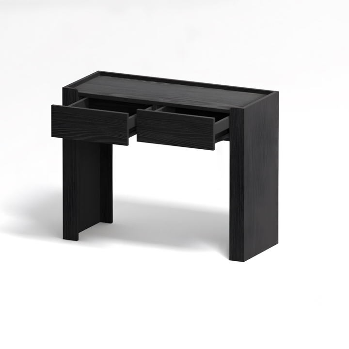 CALACATTA Rustic Solid Wood Vanity Table - Urban Mood Singapore