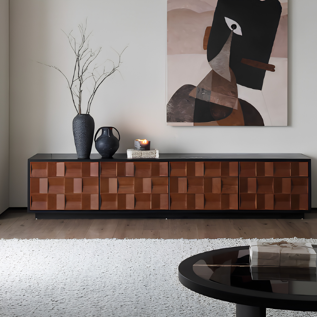CALDIVO Modern Solid Wood TV Console - Urban Mood Singapore
