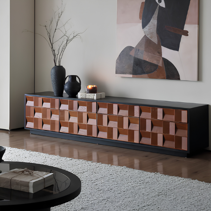 CALDIVO Modern Solid Wood TV Console - Urban Mood Singapore