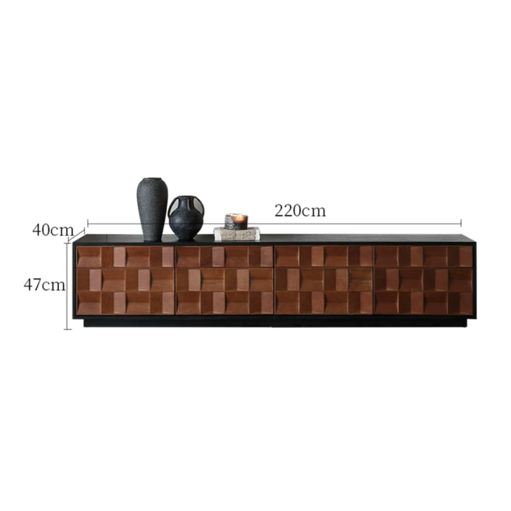 CALDIVO Modern Solid Wood TV Console - Urban Mood Singapore
