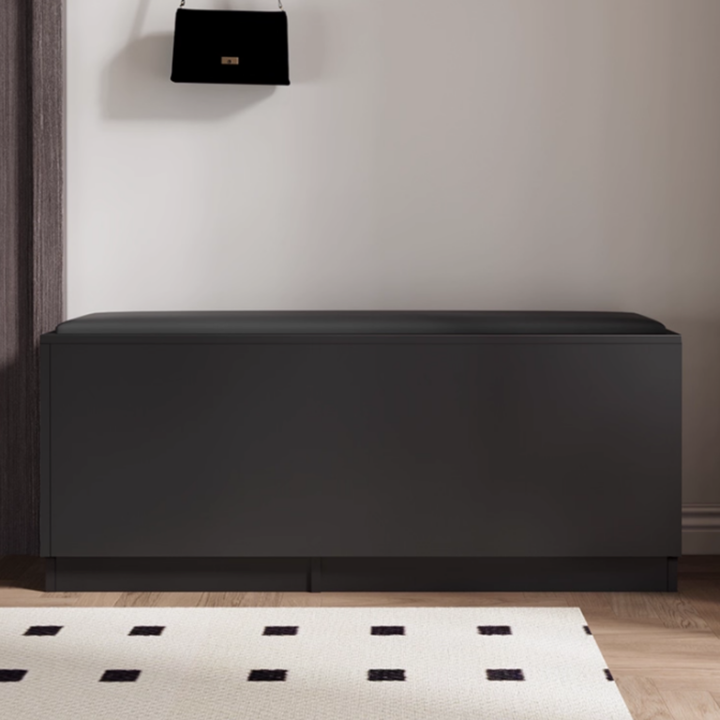 CALDREN Solid Wood Shoe Storage Bench - Urban Mood Singapore