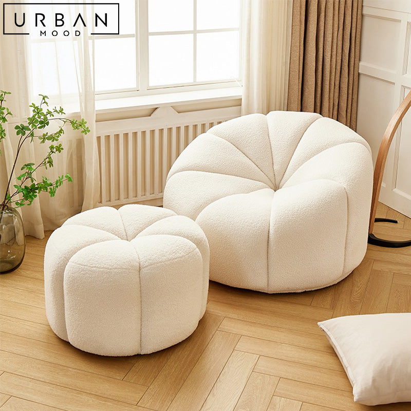 CALEN Modern Velvet Armchair