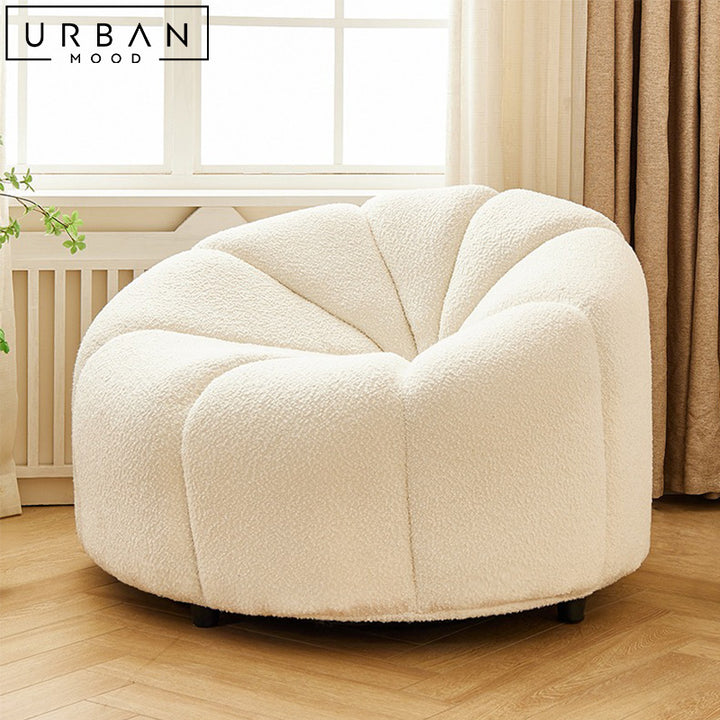 CALEN Modern Velvet Armchair