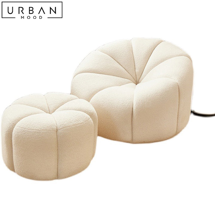 CALEN Modern Velvet Armchair