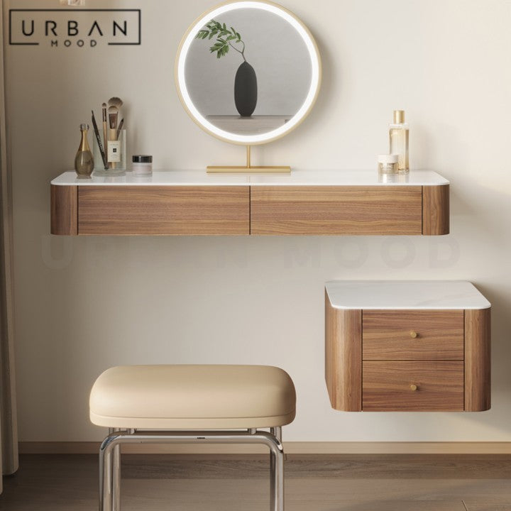 CALLE Modern Sintered Stone Floating Vanity Table