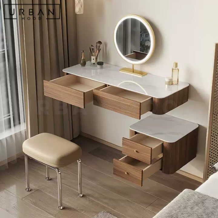 CALLE Modern Sintered Stone Floating Vanity Table