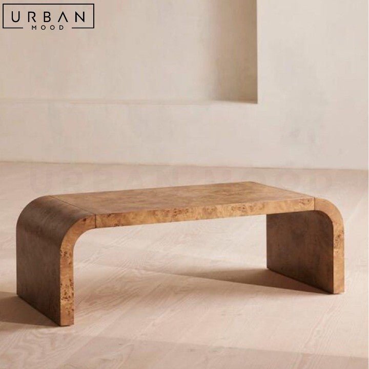 CALMA Rustic Solid Wood Coffee Table