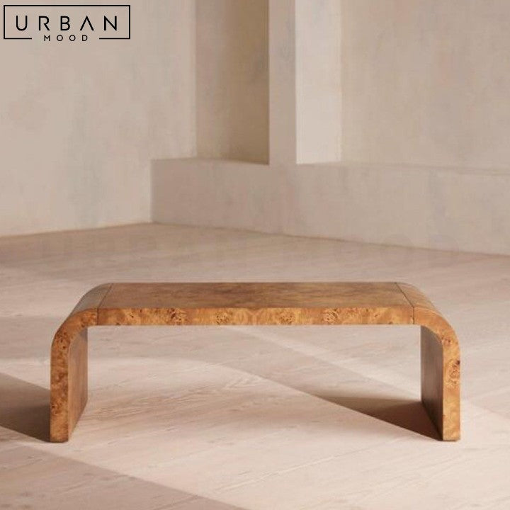 CALMA Rustic Solid Wood Coffee Table