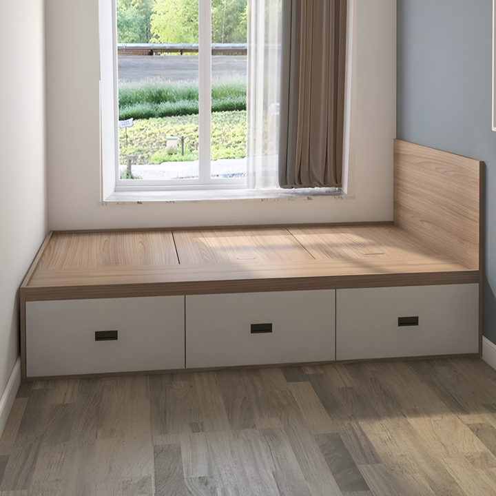 CALVEN Modern Storage Bedframe - Urban Mood Singapore