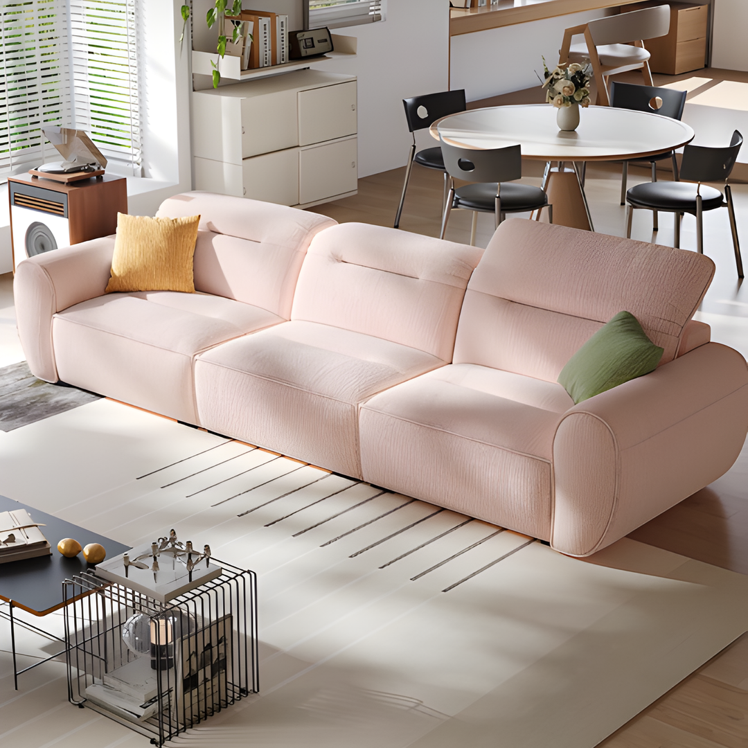 CALVIREN Modern Chenille Fabric Sofa - Urban Mood Singapore