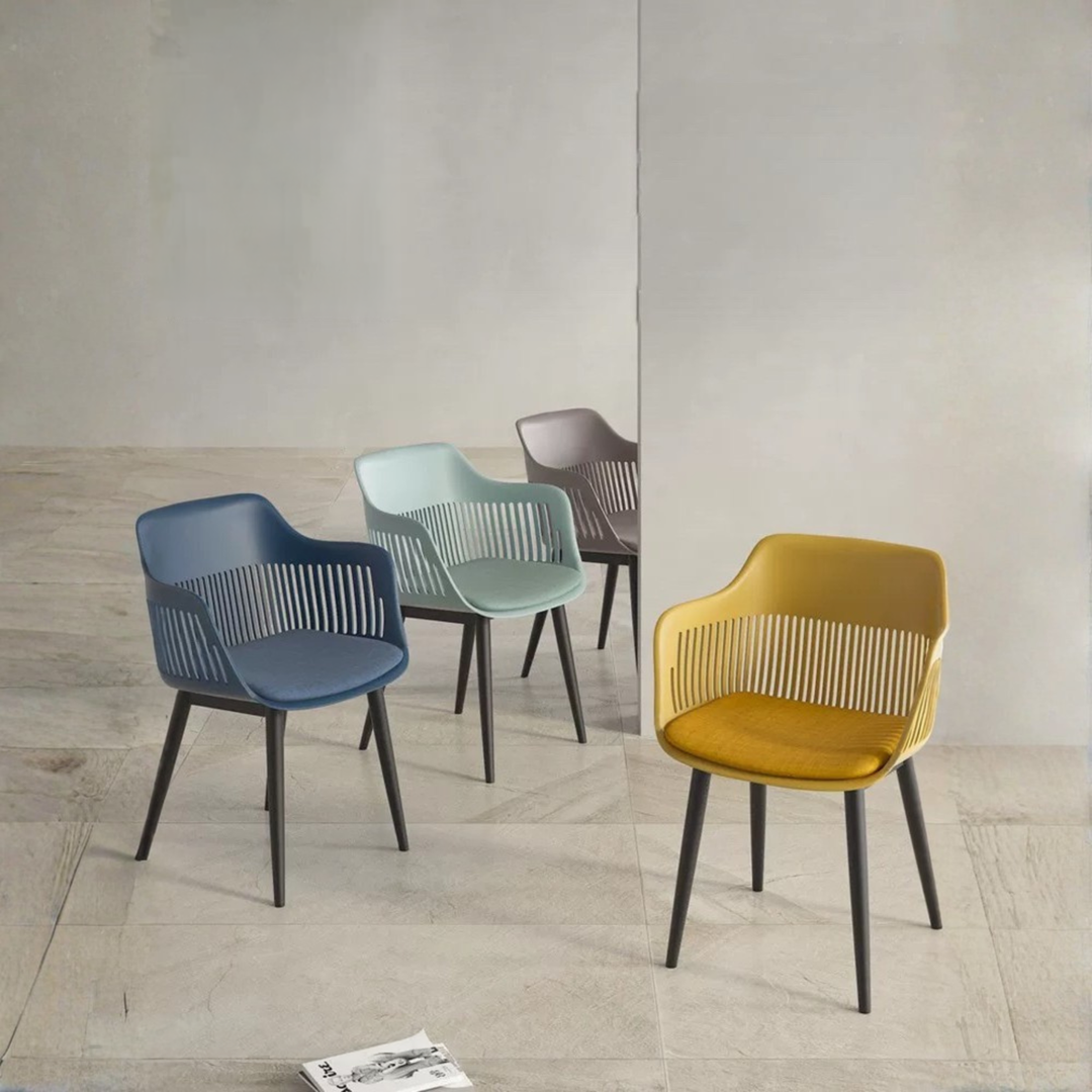 CALVORA Modern Plastic Dining Chair - Urban Mood Singapore