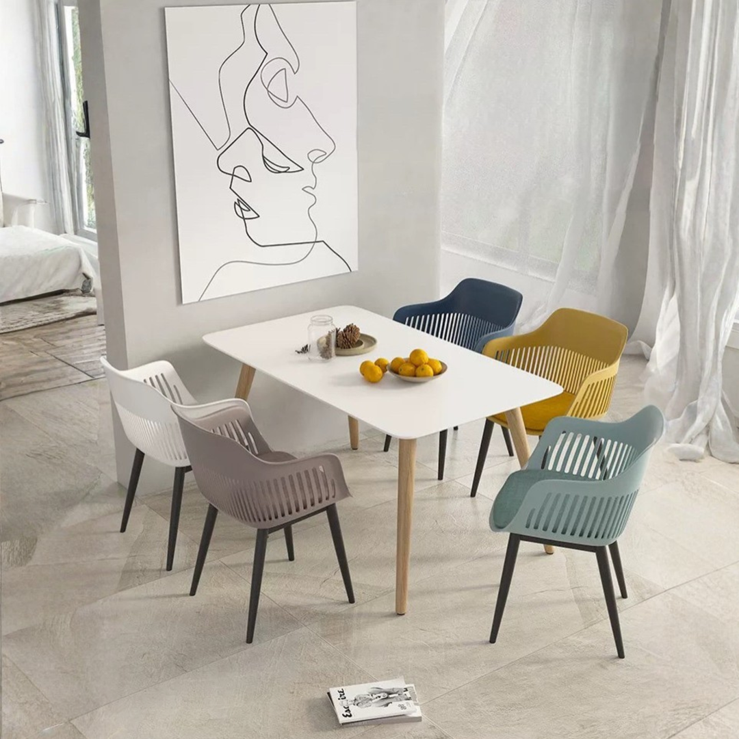 CALVORA Modern Plastic Dining Chair - Urban Mood Singapore