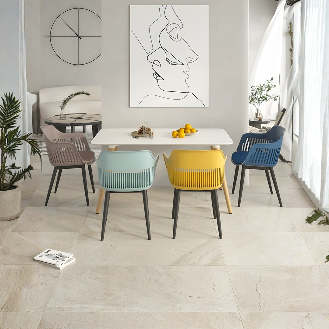 CALVORA Modern Plastic Dining Chair - Urban Mood Singapore