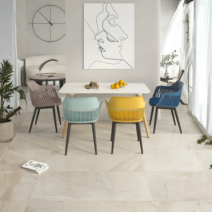 CALVORA Modern Plastic Dining Chair - Urban Mood Singapore