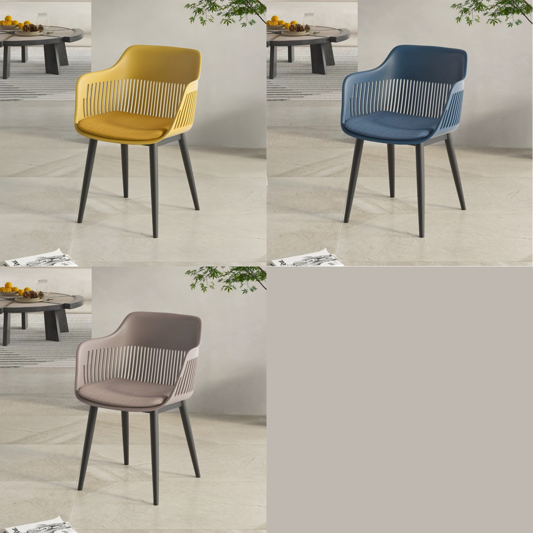 CALVORA Modern Plastic Dining Chair - Urban Mood Singapore