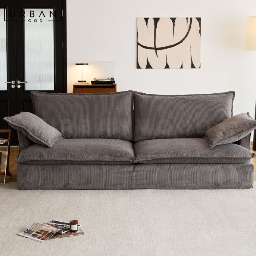 CARLISH Modern Fabric Sofa