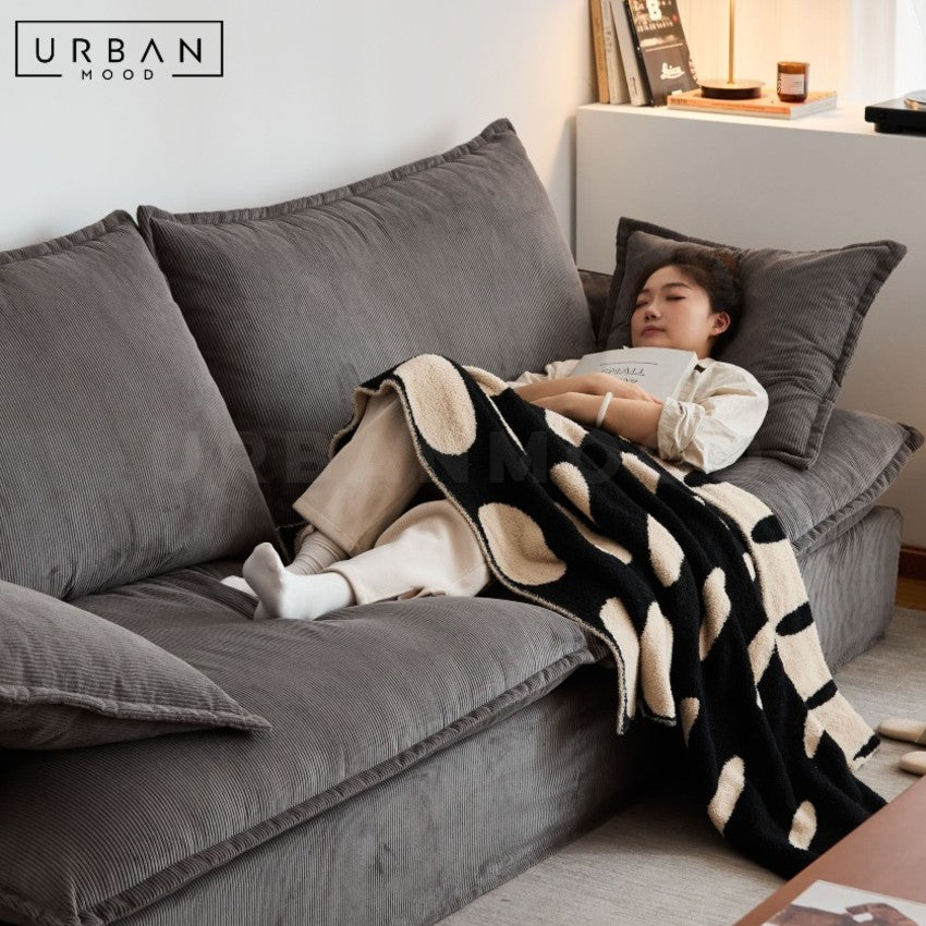 CARLISH Modern Fabric Sofa