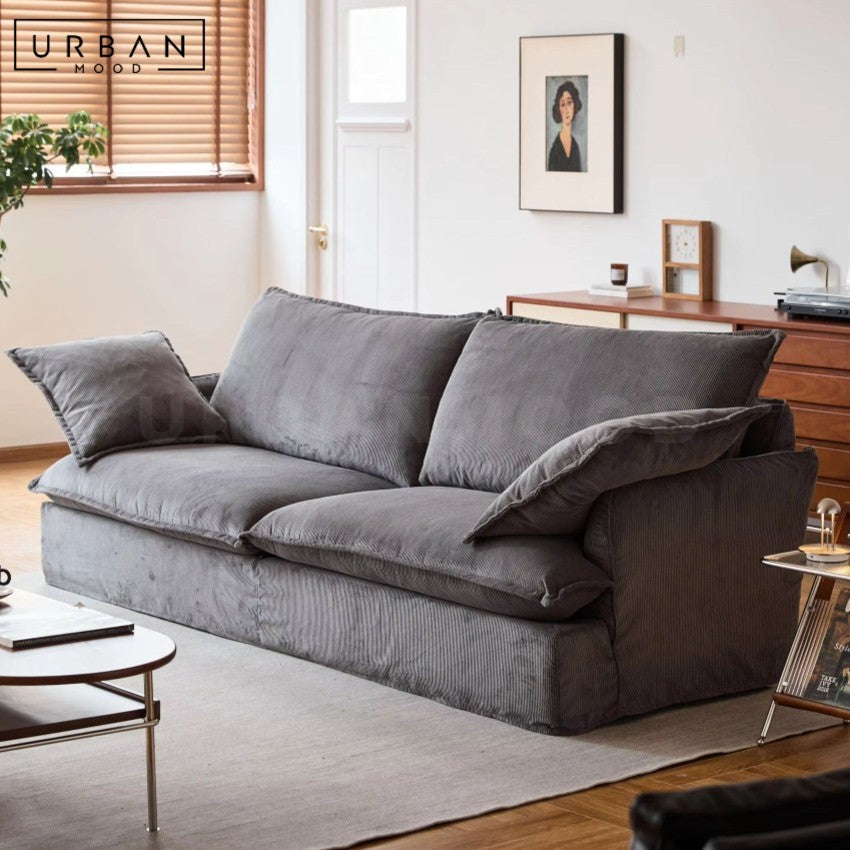 CARLISH Modern Fabric Sofa