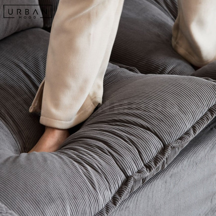 CARLISH Modern Fabric Sofa