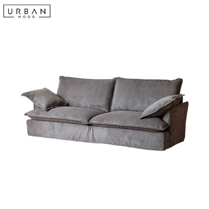 CARLISH Modern Fabric Sofa