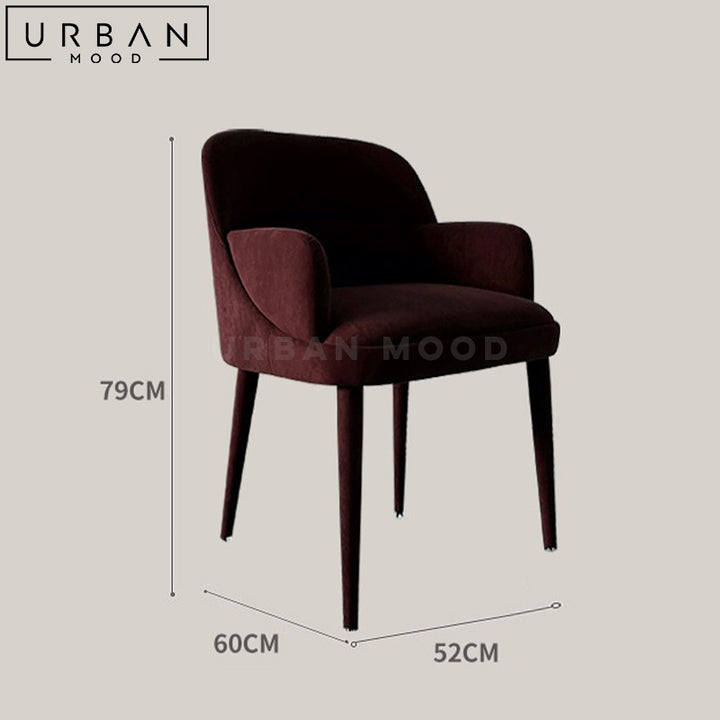 CARLO Modern Velvet Dining Chair