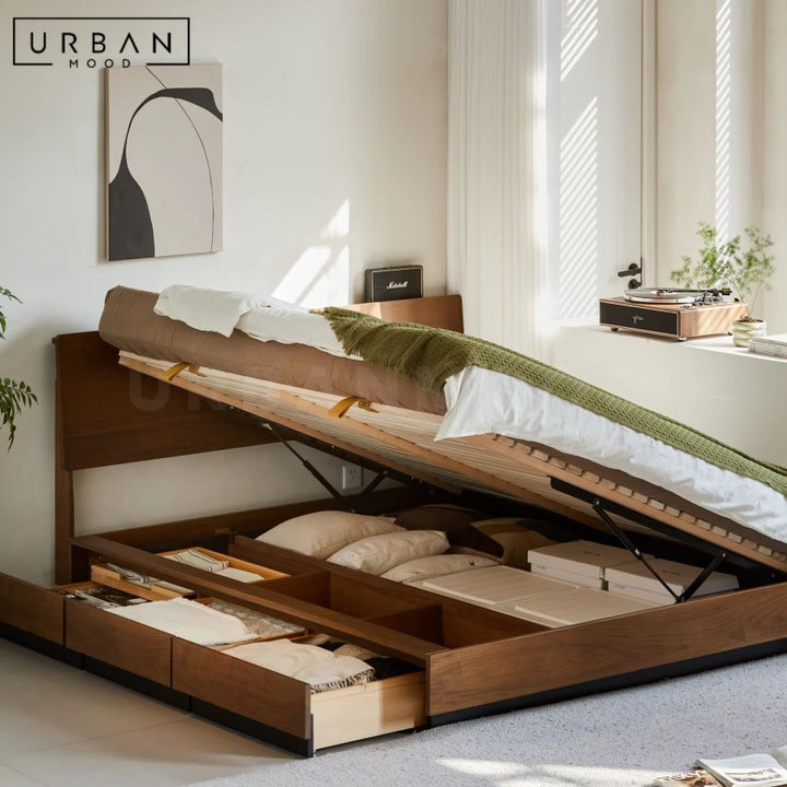 CARO Aesop Solid Wood Bedframe