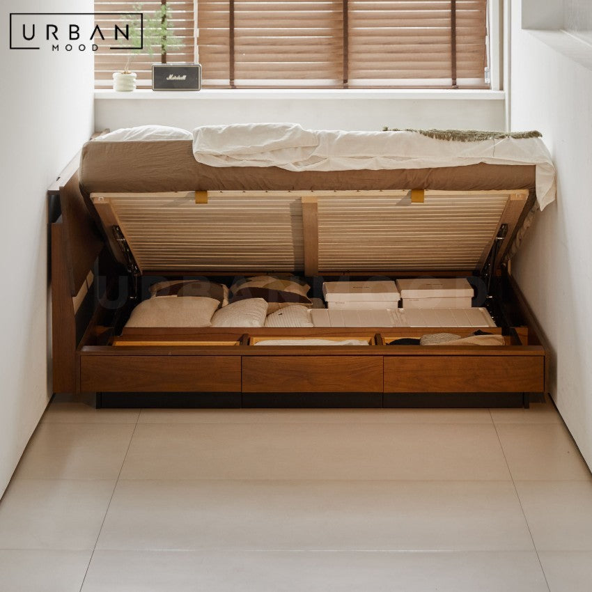 CARO Aesop Solid Wood Bedframe