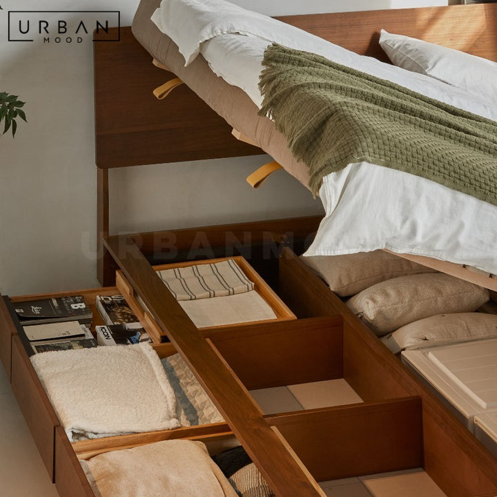 CARO Aesop Solid Wood Bedframe
