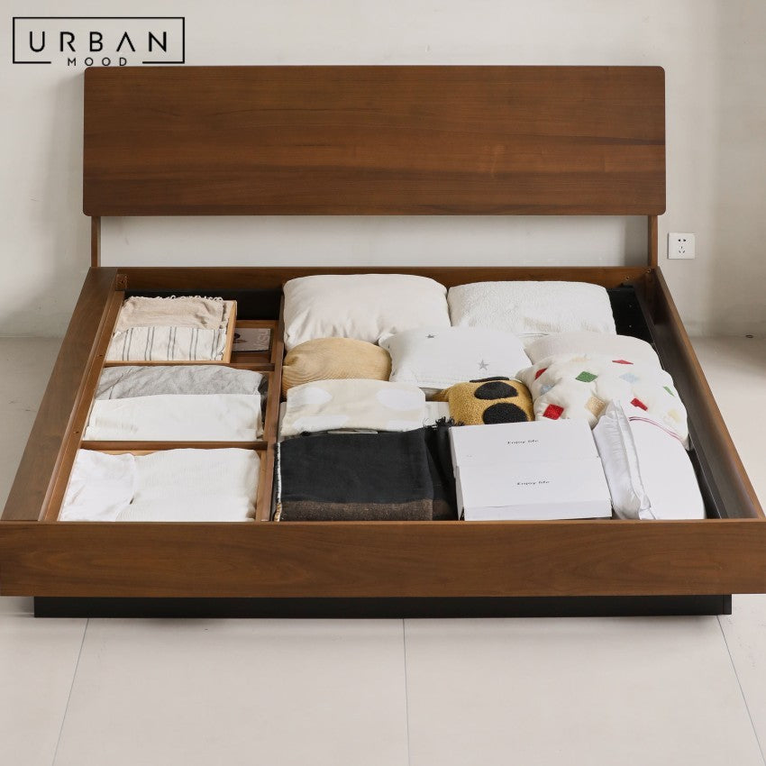 CARO Aesop Solid Wood Bedframe