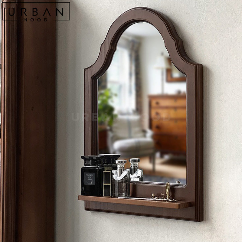 CABERNET Vintage Solid Wood Mirror