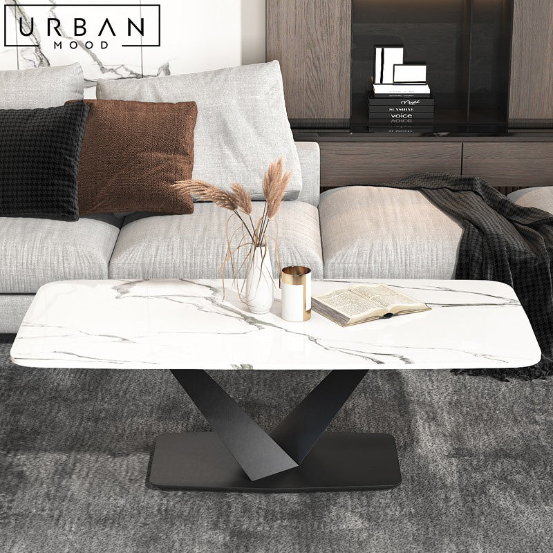 CARY Modern Sintered Stone Coffee Table