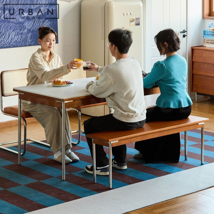 CASPER Modern Solid Wood Dining Bench
