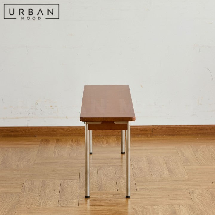 CASPER Modern Solid Wood Dining Bench