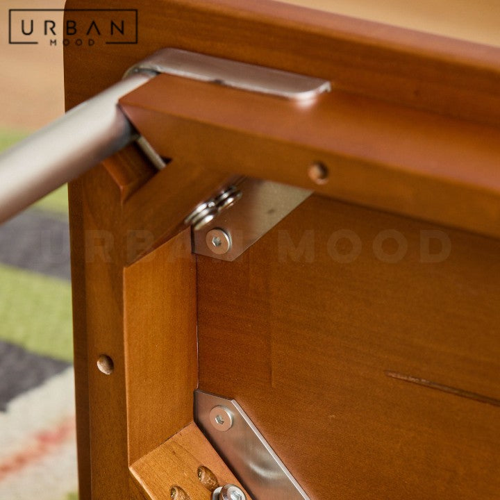 CASPER Modern Solid Wood Dining Bench
