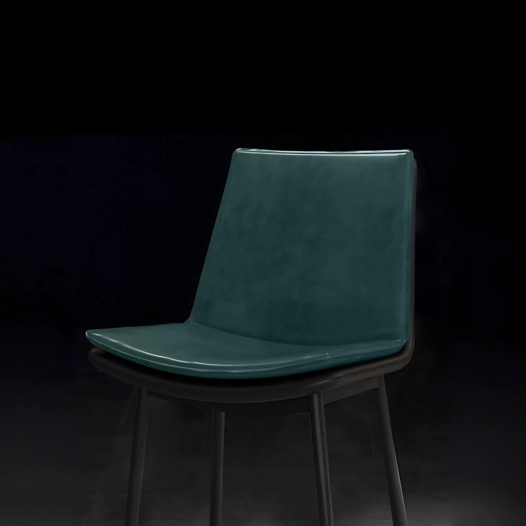 CASSIAN Modern Leather Bar Stool - Urban Mood Singapore