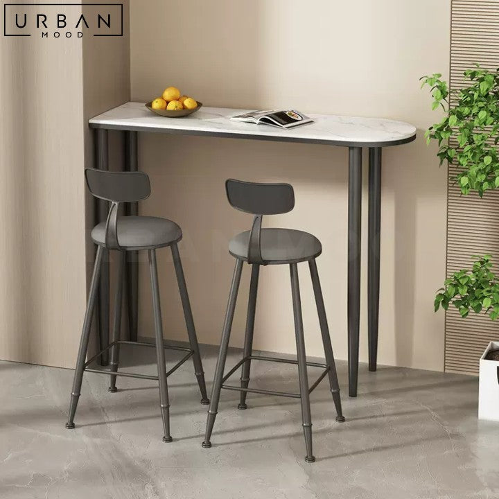 CASTOR Modern Sintered Stone Bar Table