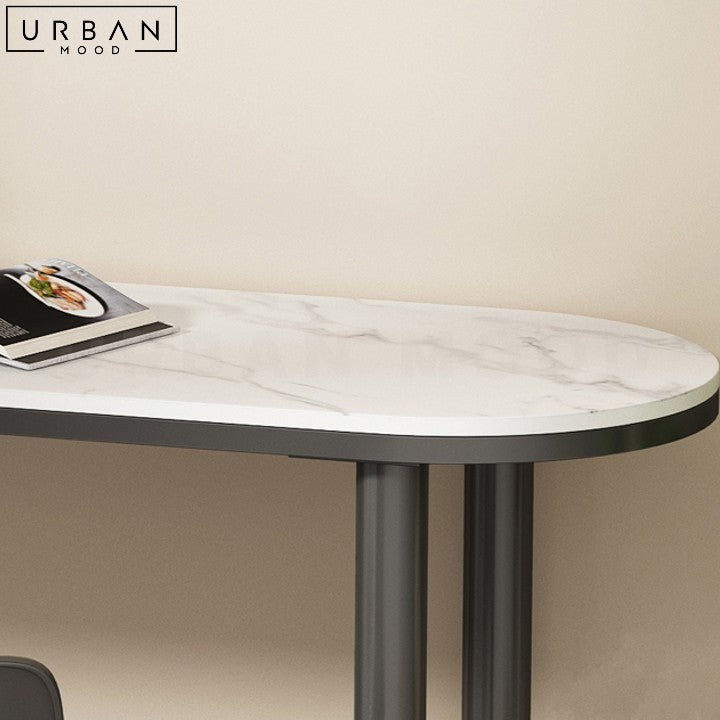 CASTOR Modern Sintered Stone Bar Table