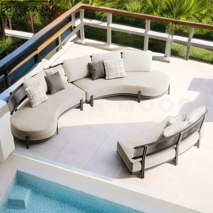 CASTRO Modern Outdoor Rattan Sofa