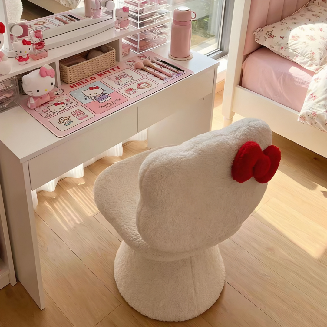 CAVENA Modern Boucle Vanity Chair - Urban Mood Singapore