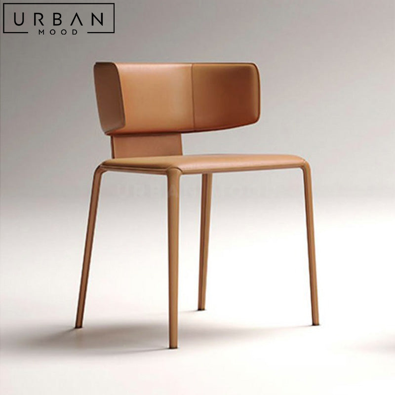 CECLY Modern Leather Dining Chair
