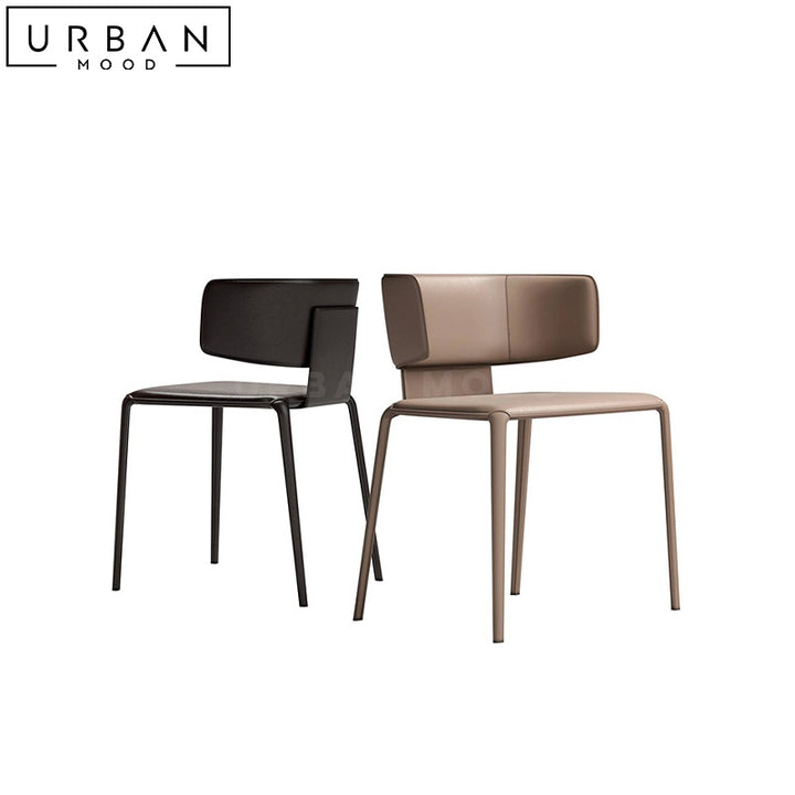 CECLY Modern Leather Dining Chair